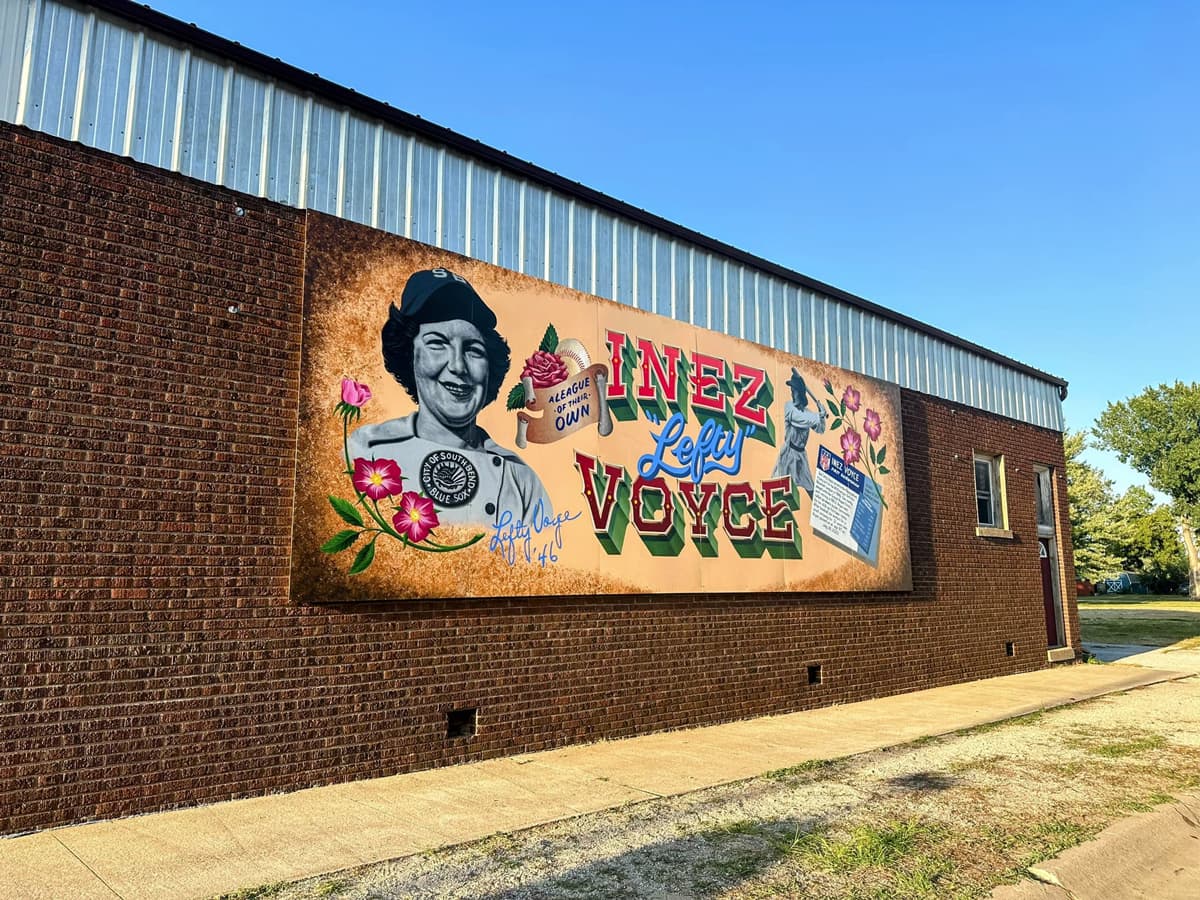 Inez "Lefty" Voyce Mural