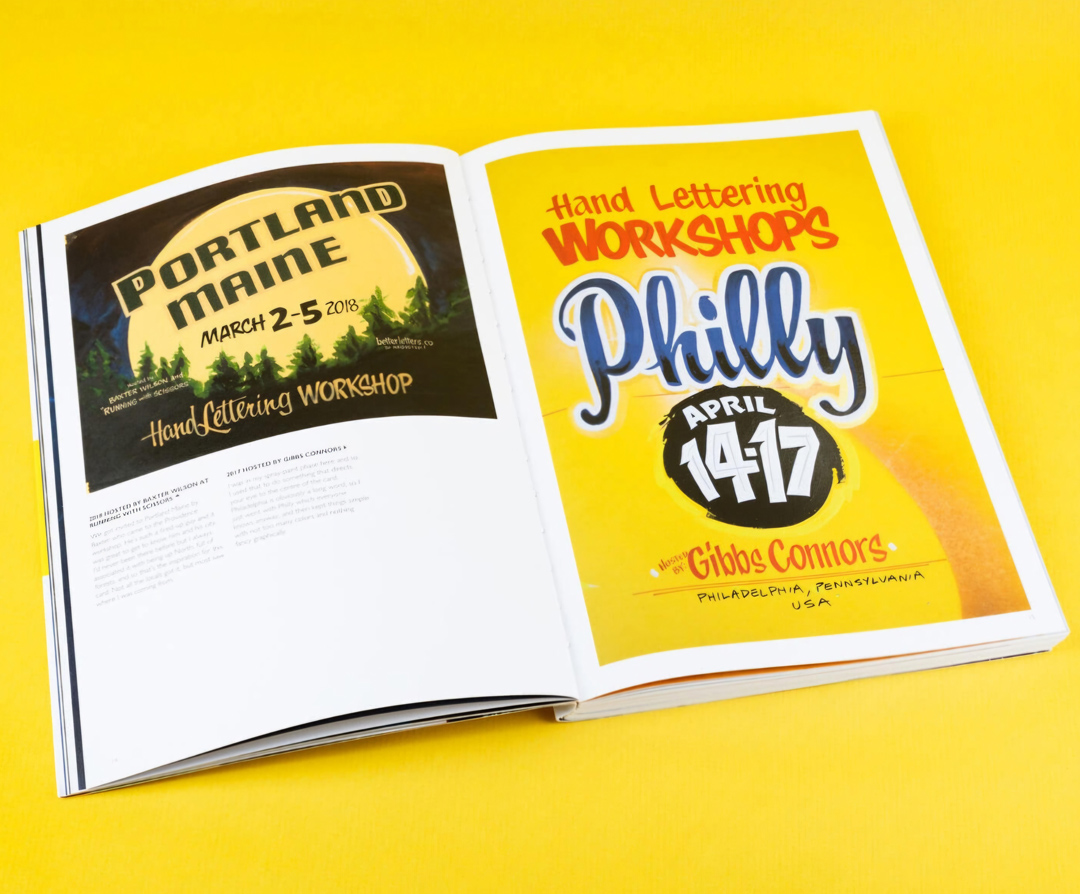 Mike Meyer Showcard Design Workshop Book interior