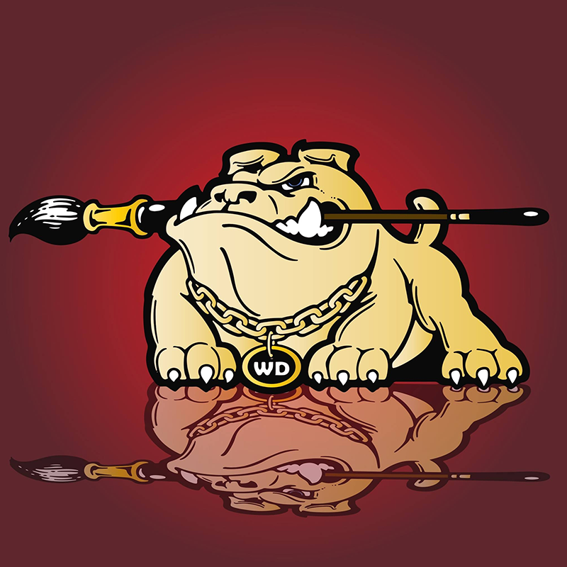 WallDogs Mascot Bulldog