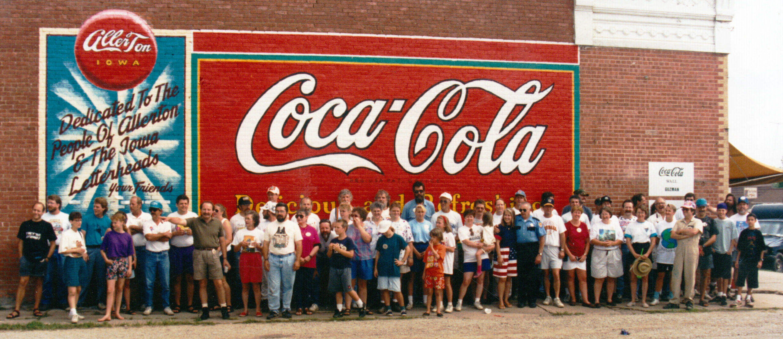 historical photo of First Walldog group shot