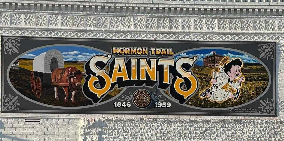 Mormon Trail Saints mural