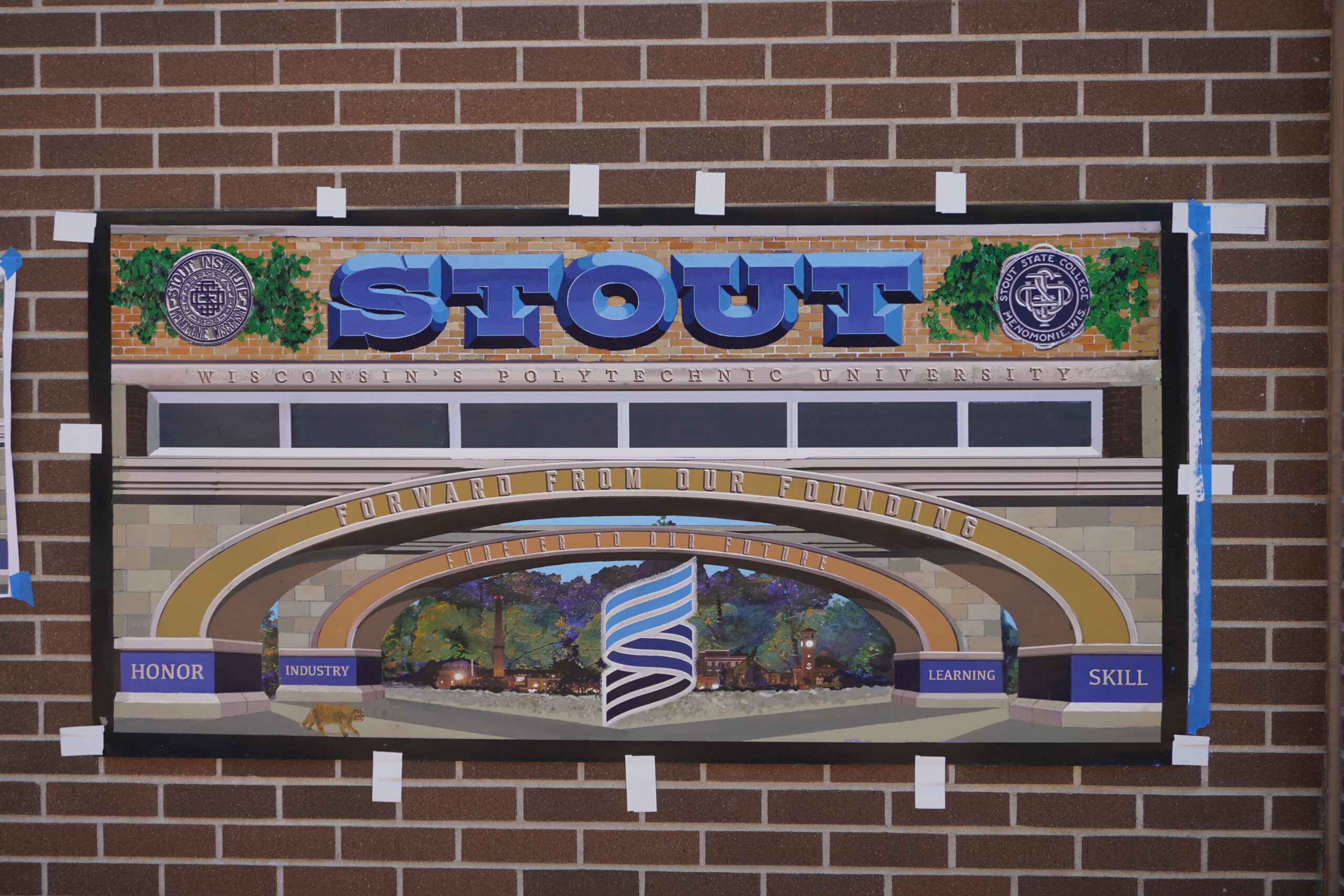 Stout Wisconsin's Polytechnic University painting example