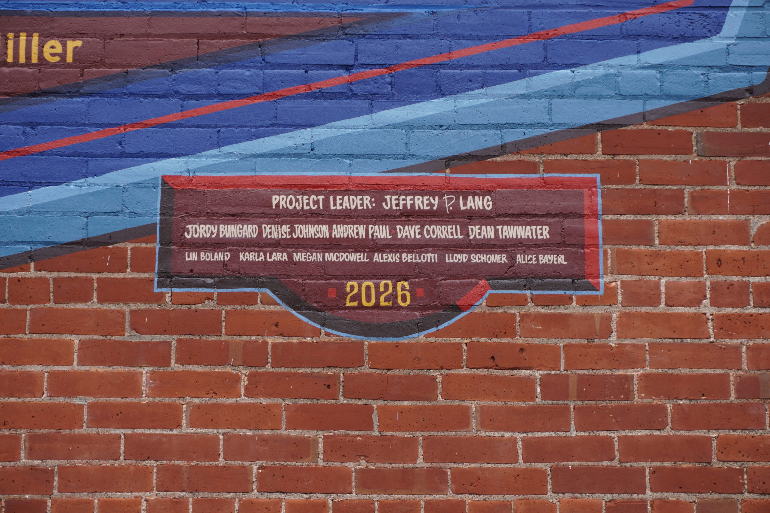 Project Leader: Jeffrey P. Lang 2026