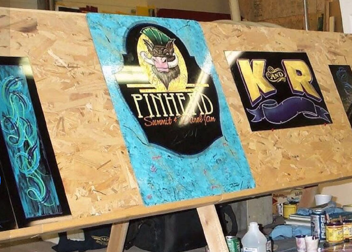 Panel Jam artwork on a board